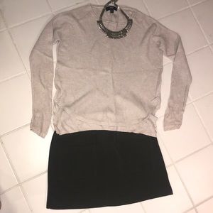 Lightweight top beige tan long sleeve